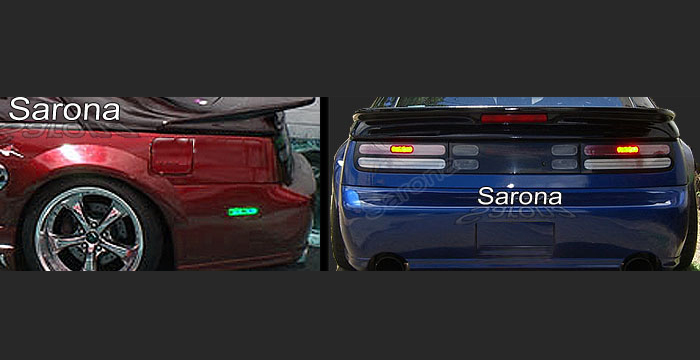 Custom Nissan 300ZX Fender Flares  Coupe & Convertible (1990 - 1996) - $275.00 (Manufacturer Sarona, Part #NS-001-FF)